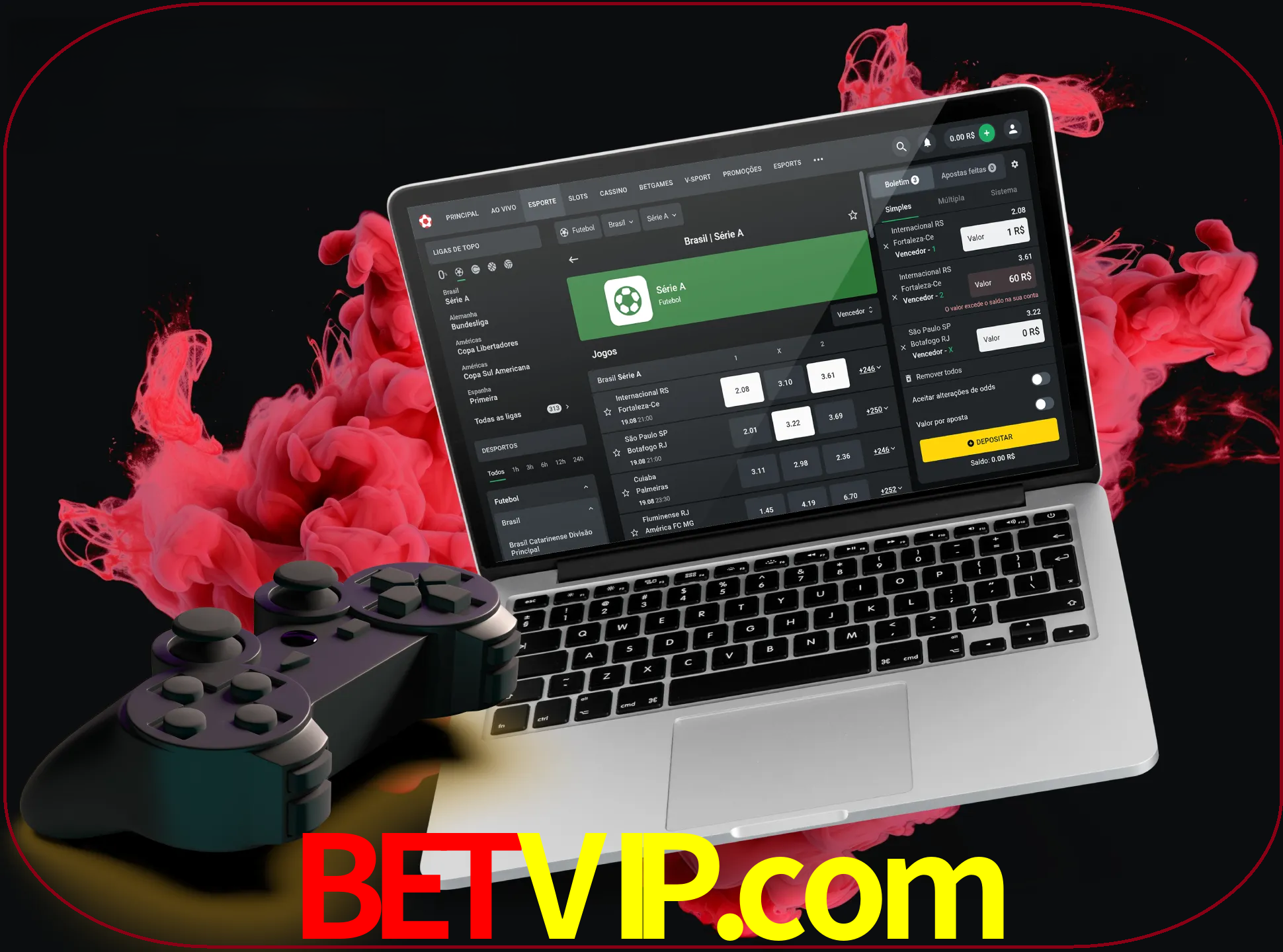 Visite a secção especial de jogos de vídeo em betvip para descobrir em que jogos pode apostar e ganhar muito dinheiro.