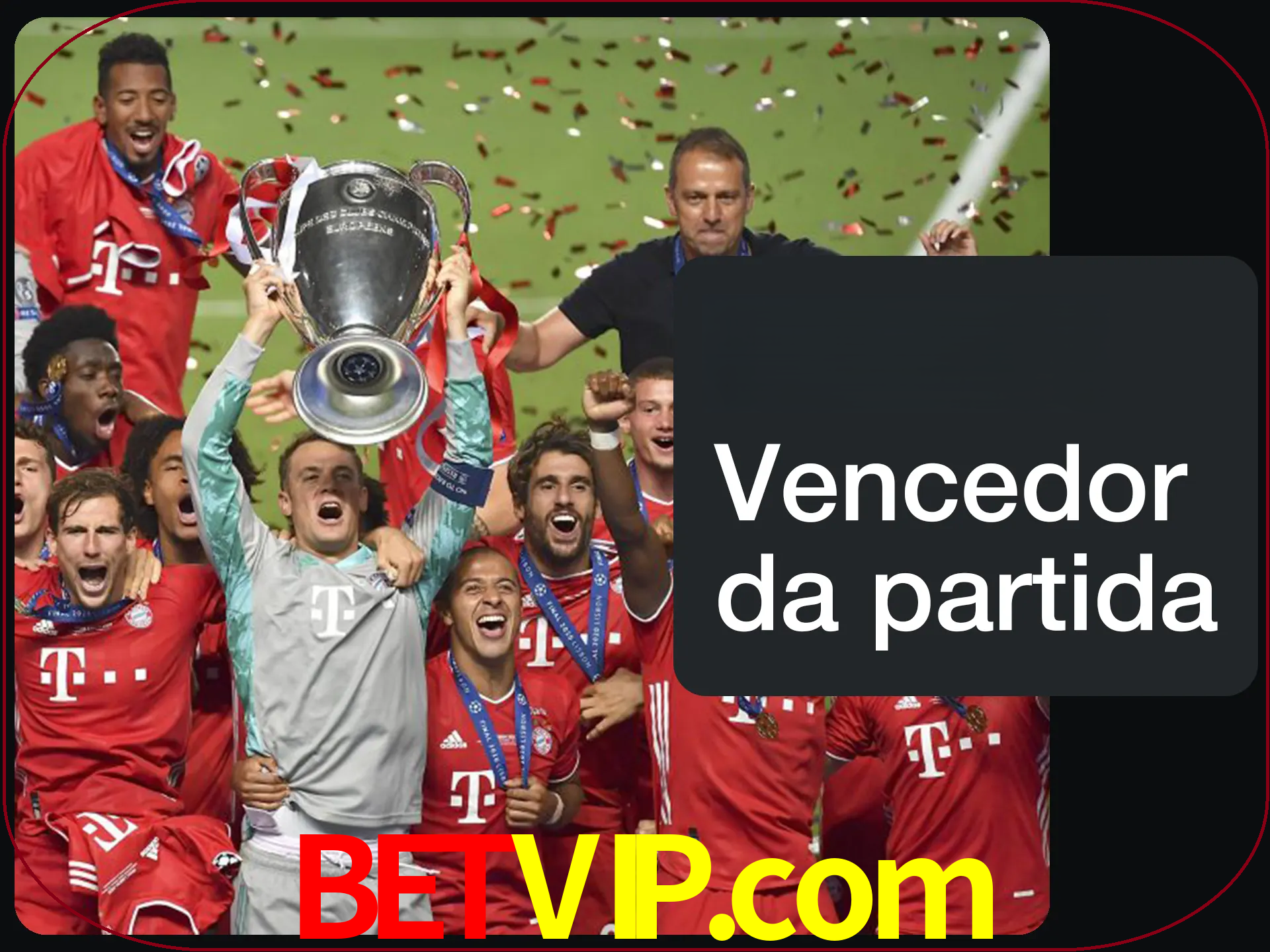 Aposte no vencedor e ganhe uma grande quantia de dinheiro.
