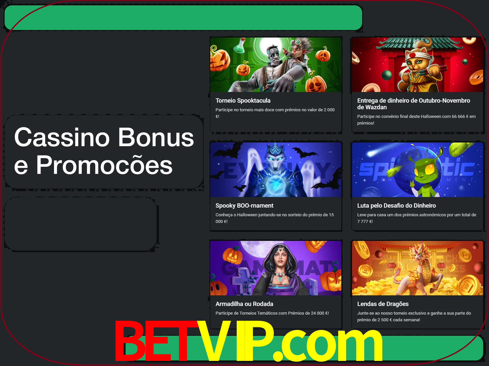 Verifique se há novos bônus de cassino para reivindicar.