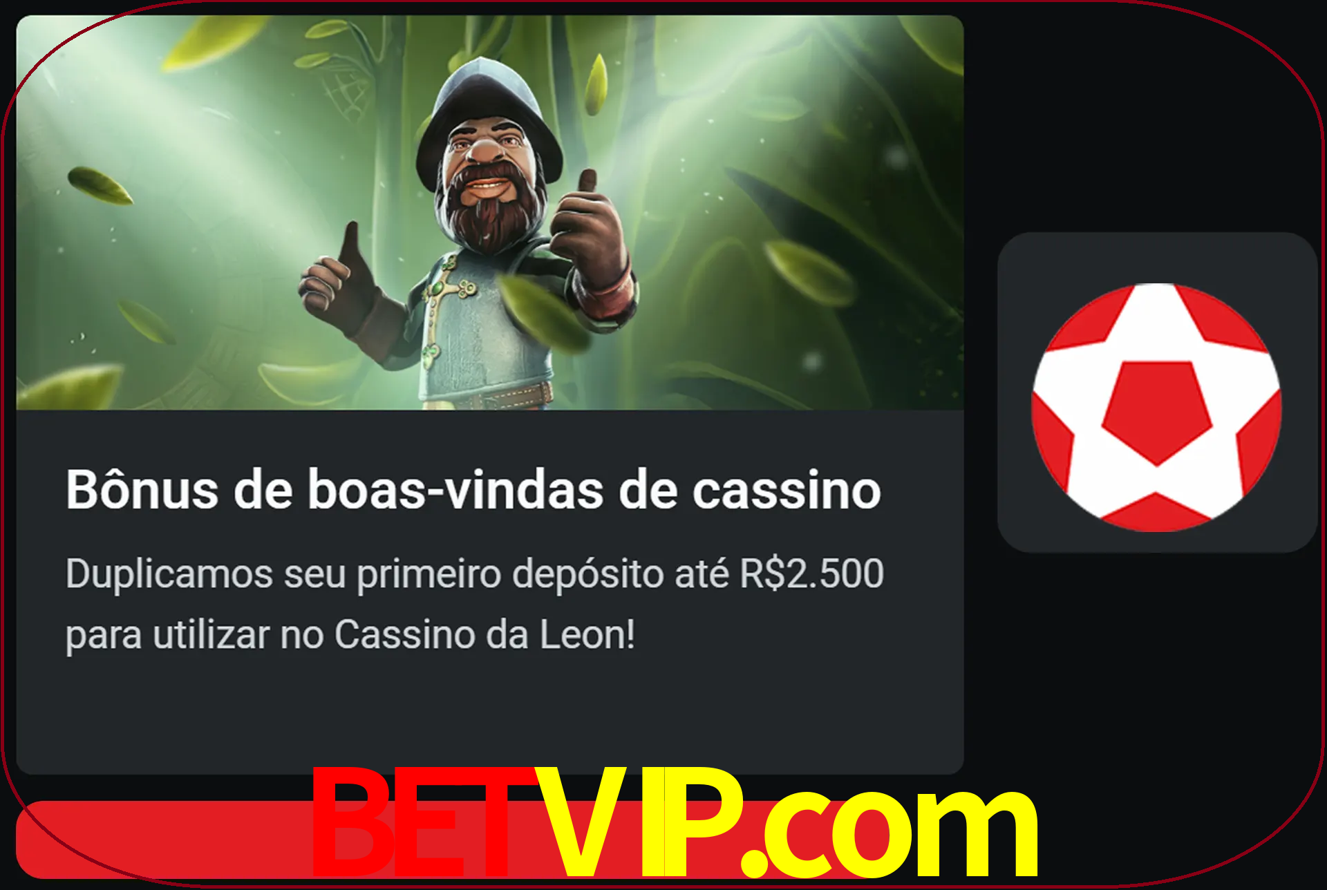 Receba seu dinheiro do bônus de boas-vindas após o primeiro depósito.